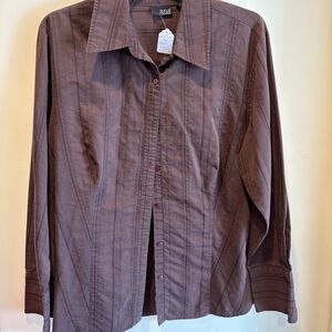 a.n.a Women's Brown Blouse